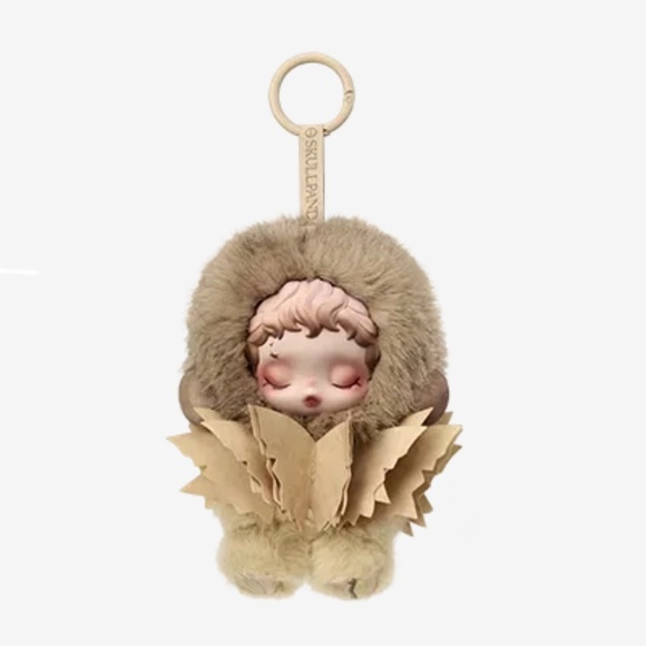 [NEW] POP MART SkullPanda L’impressionnisme Plush Keychain Bag Charm Teakwood - Picture 1 of 7